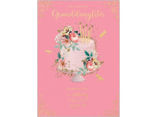 Picture of LOVELY GRANDDAUGHTER BIRTHDAY CARD